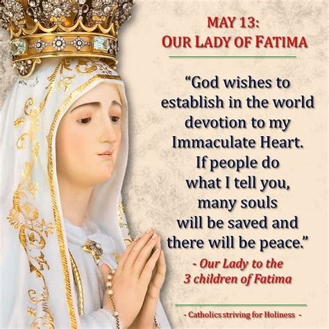 fatima aims|The Message of Fatima in Our Lady's Own Words.